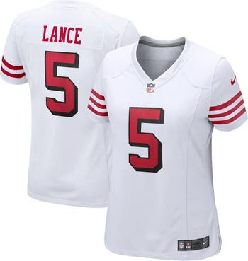 Nike Women's Nike Trey Lance White San Francisco 49ers Player Jersey