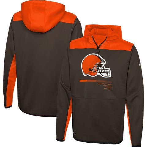 NFL x Staple Brown Cleveland Browns Split Logo Pullover Hoodie