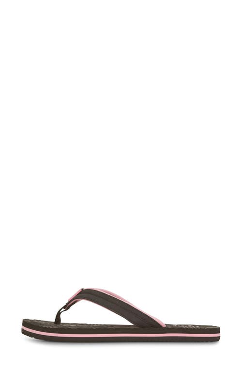 Floopi Textured Flip Flop Sandal In Black