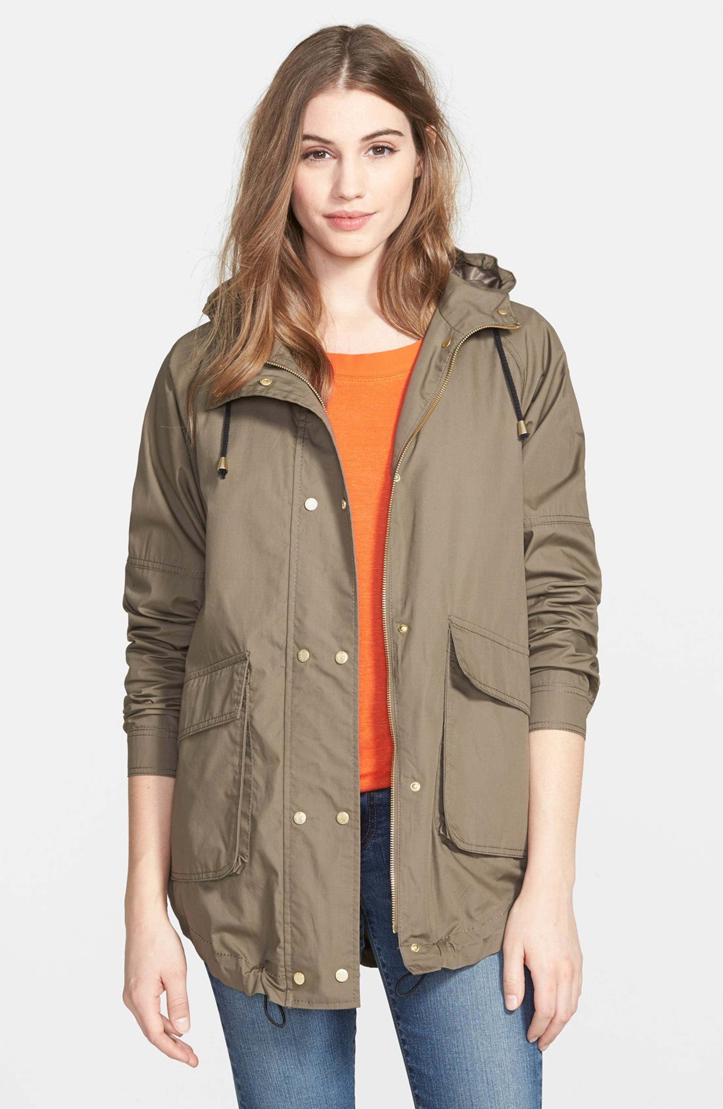 Vince Camuto Hooded Cotton Blouson Jacket | Nordstrom