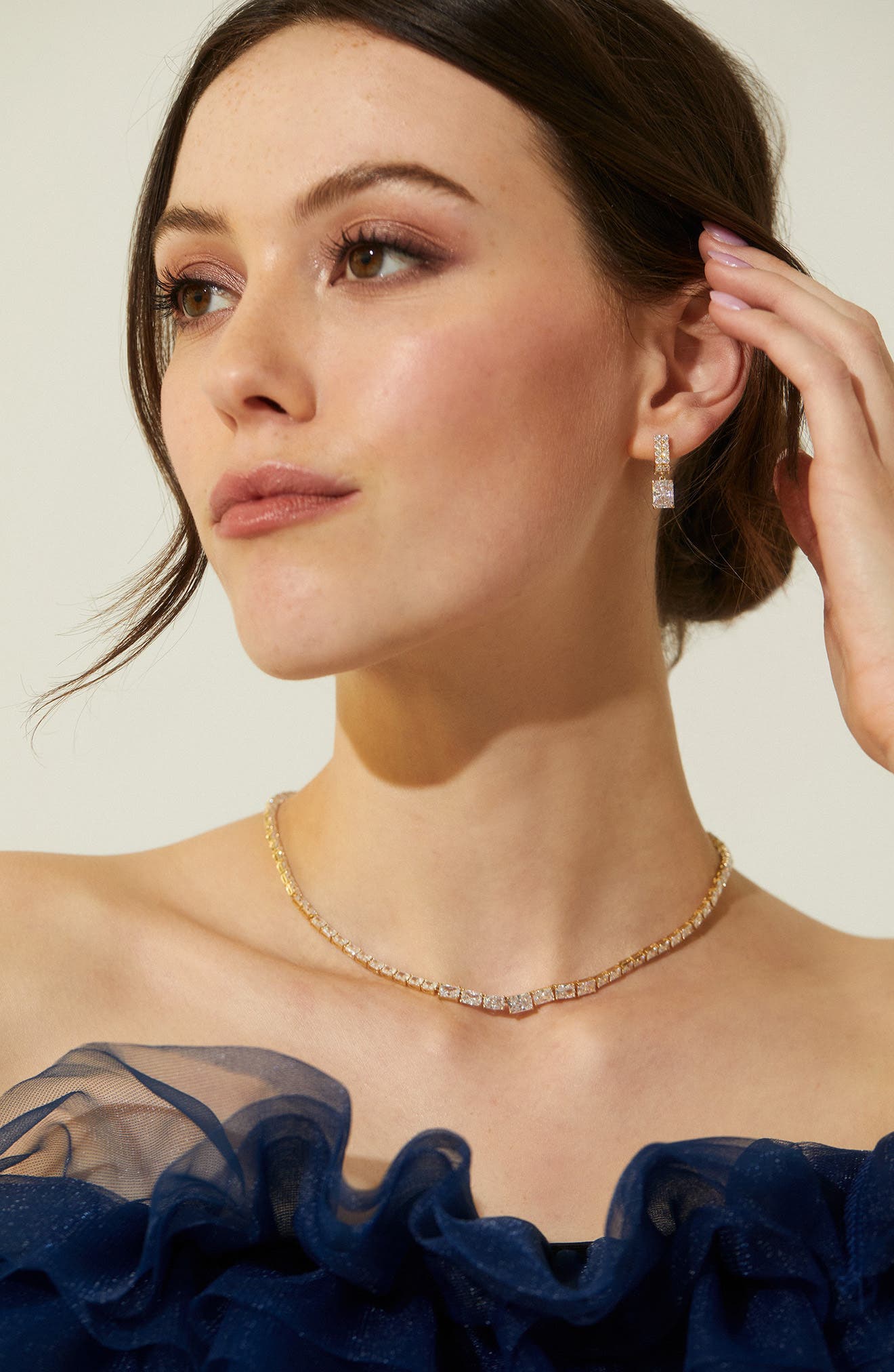 Nadri Isle Cubic Zirconia Drop Earrings Nordstrom