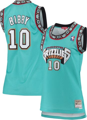 Youth Vancouver Grizzlies Mike Bibby Mitchell & Ness Teal 1998-99 Hardwood Classics Swingman Jersey