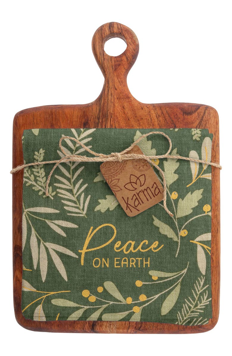 KARMA GIFTS Tea Towel & Cutting Board Set Nordstromrack