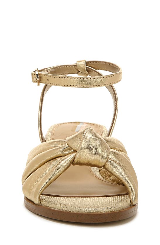 Sam Edelman Kids' Ingrid Ankle Strap Sandal In Gold Leaf