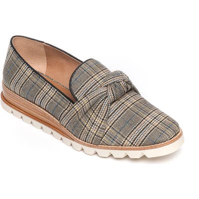 Bernardo Jansen Knot Platform Loafer- Beige