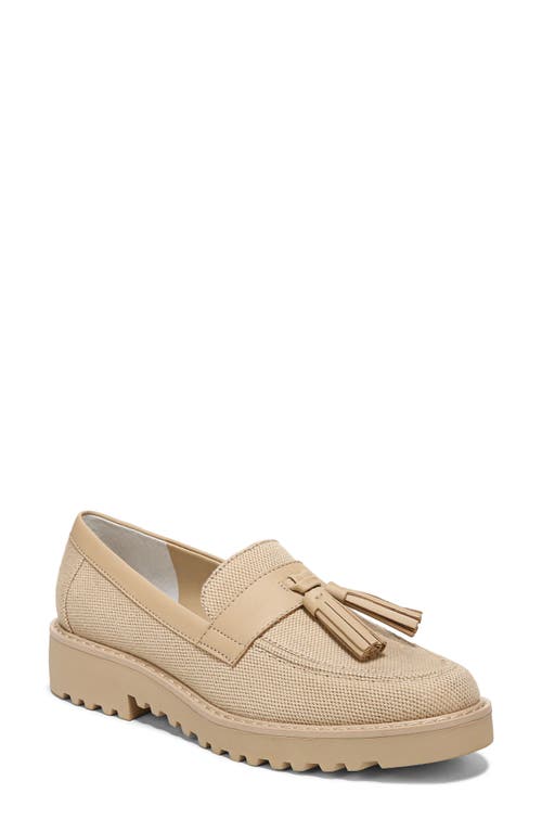 Franco Sarto Carolyn Tassel Loafer Natural Beige at Nordstrom,