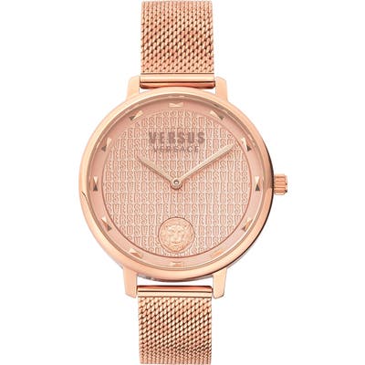 Versus Versace La Villette Mesh Strap Watch,