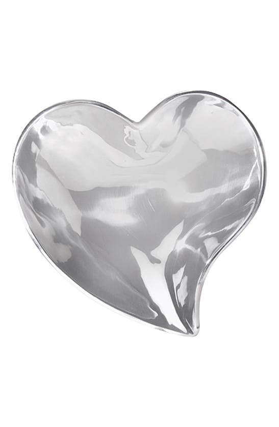 Mariposa Small Heart Bowl In Silver