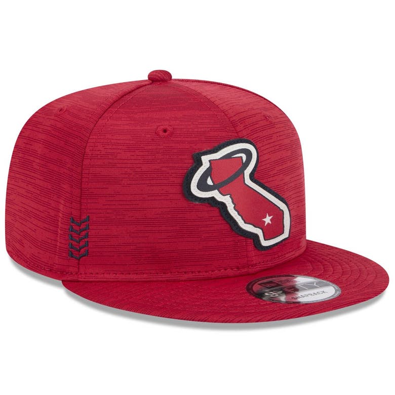 Shop New Era Red Los Angeles Angels 2024 Clubhouse 9fifty Snapback Hat