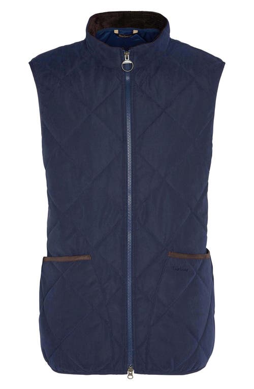 Shop Barbour Country Liddesdale Quilted Gilet Vest In Navy