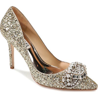 Badgley Mischka Olga Pump, Metallic
