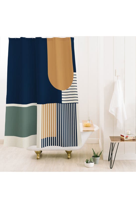 Shop Deny Designs Cool Color Palette Shower Curtain In Blue