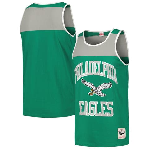 Men's Mitchell & Ness Black/Kelly Green Philadelphia Eagles Home Advantage  Pullover Hoodie