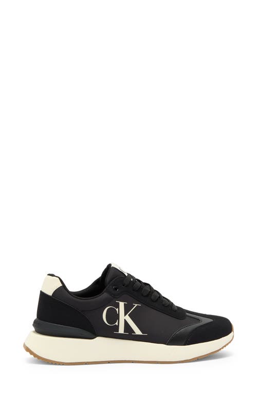 Shop Calvin Klein Dilbur Sneaker In Black/ivory