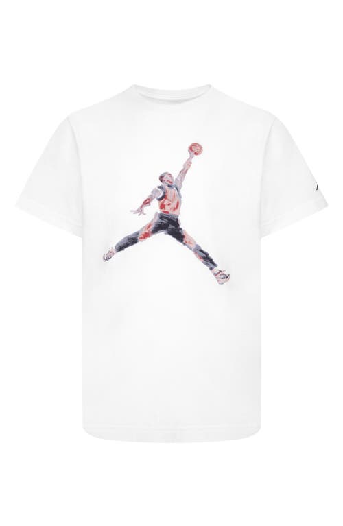 Jordan Kids' JDB Watercolor Jumpman Graphic T-Shirt at