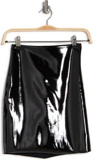 Commando Faux Patent Leather Mini Skort - Clothing from Luxury