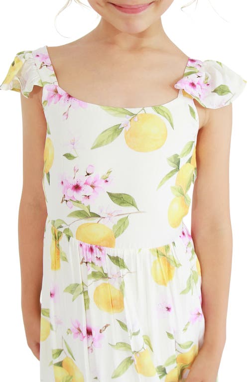 Belle & Bloom Sunset Sakura Maxi Dress In Sakura Orchard