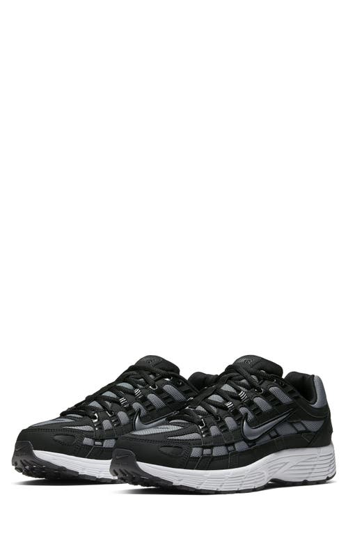 Shop Nike P-6000 Sneaker In Black/white/cool Grey