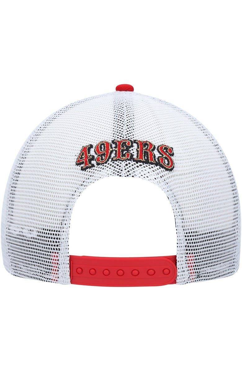 New Era Men's New Era White/Scarlet San Francisco 49ers Jersey Stripe ...