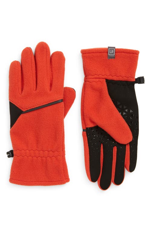 Fleece Grip Gloves in Molten Lava