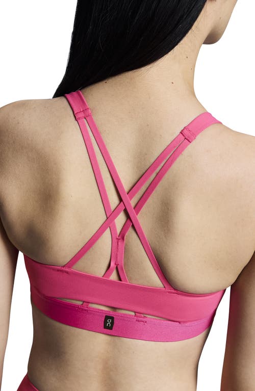 Shop On Movement Strappy Sports Bra In Pink