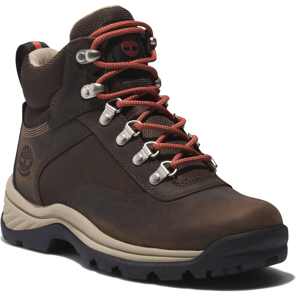 Timberland White Ledge Waterproof Hiking Boot In Chocolate Brown