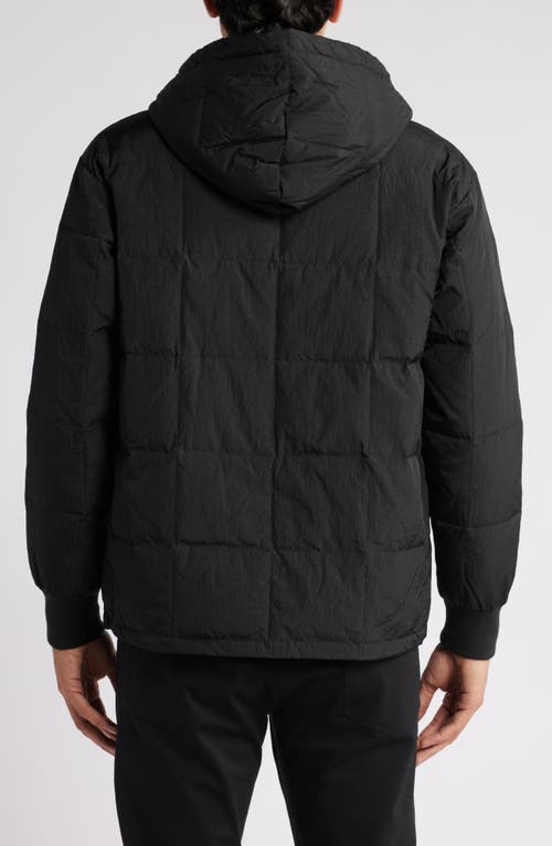 Shop Taion 800 Fill Power Down Hooded Jacket In Black