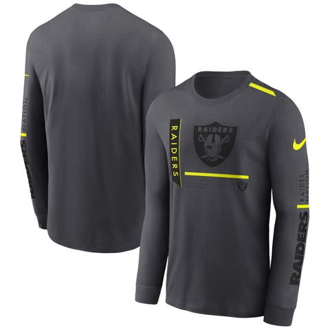 Nike Men's Arizona Cardinals 2023 Volt Dri-FIT Anthracite Long Sleeve T- Shirt