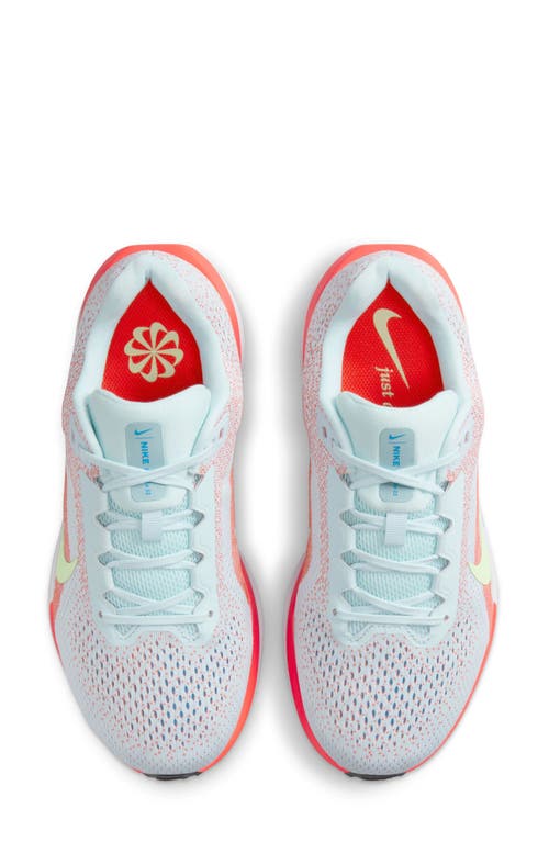 Shop Nike Winflo 11 Running Shoe In Glacier Blue/bright Crimson
