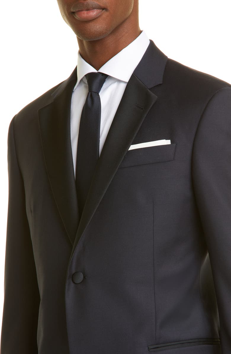 Emporio Armani Notched Lapel Wool Tuxedo Suit | Nordstrom