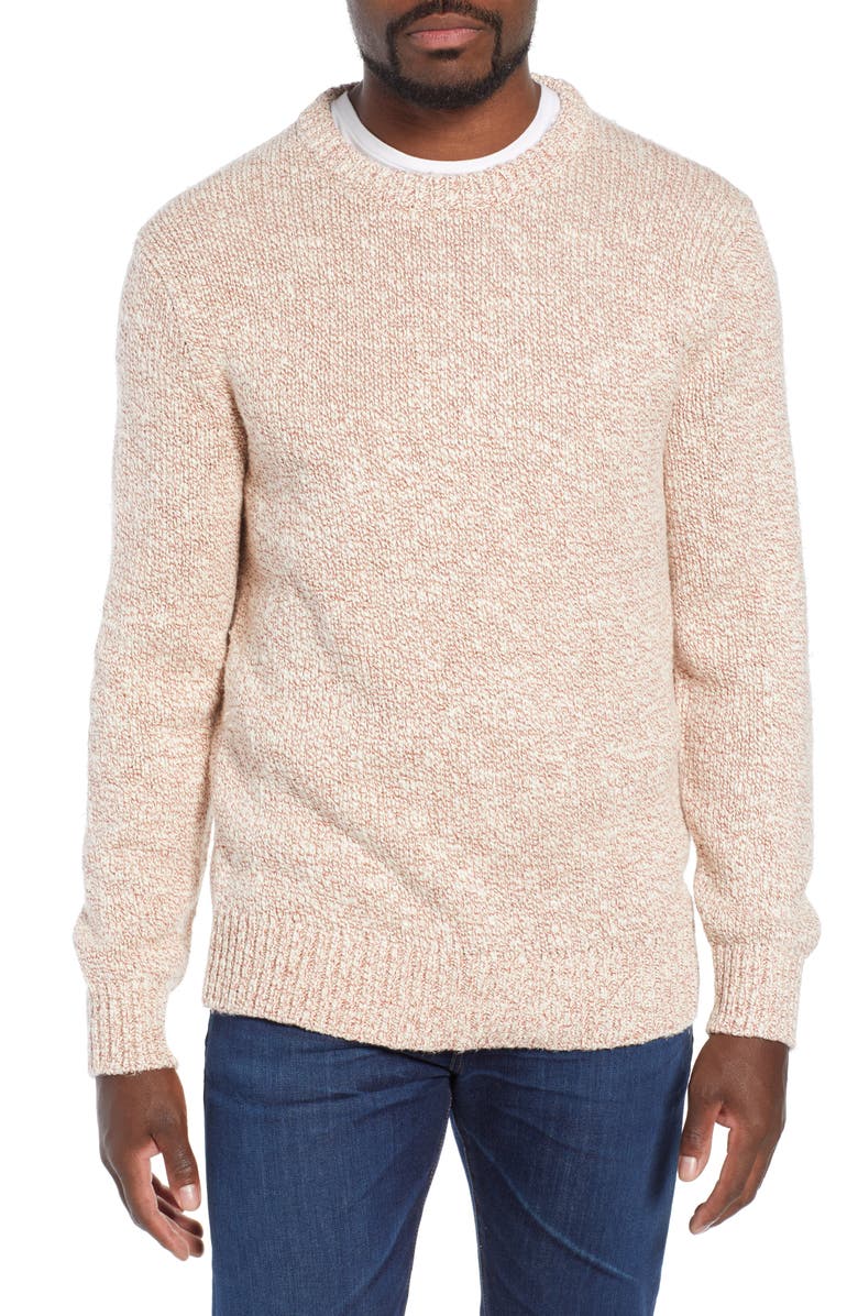 J Crew Wallace Barnes Crewneck Marled Cotton Sweater Nordstrom