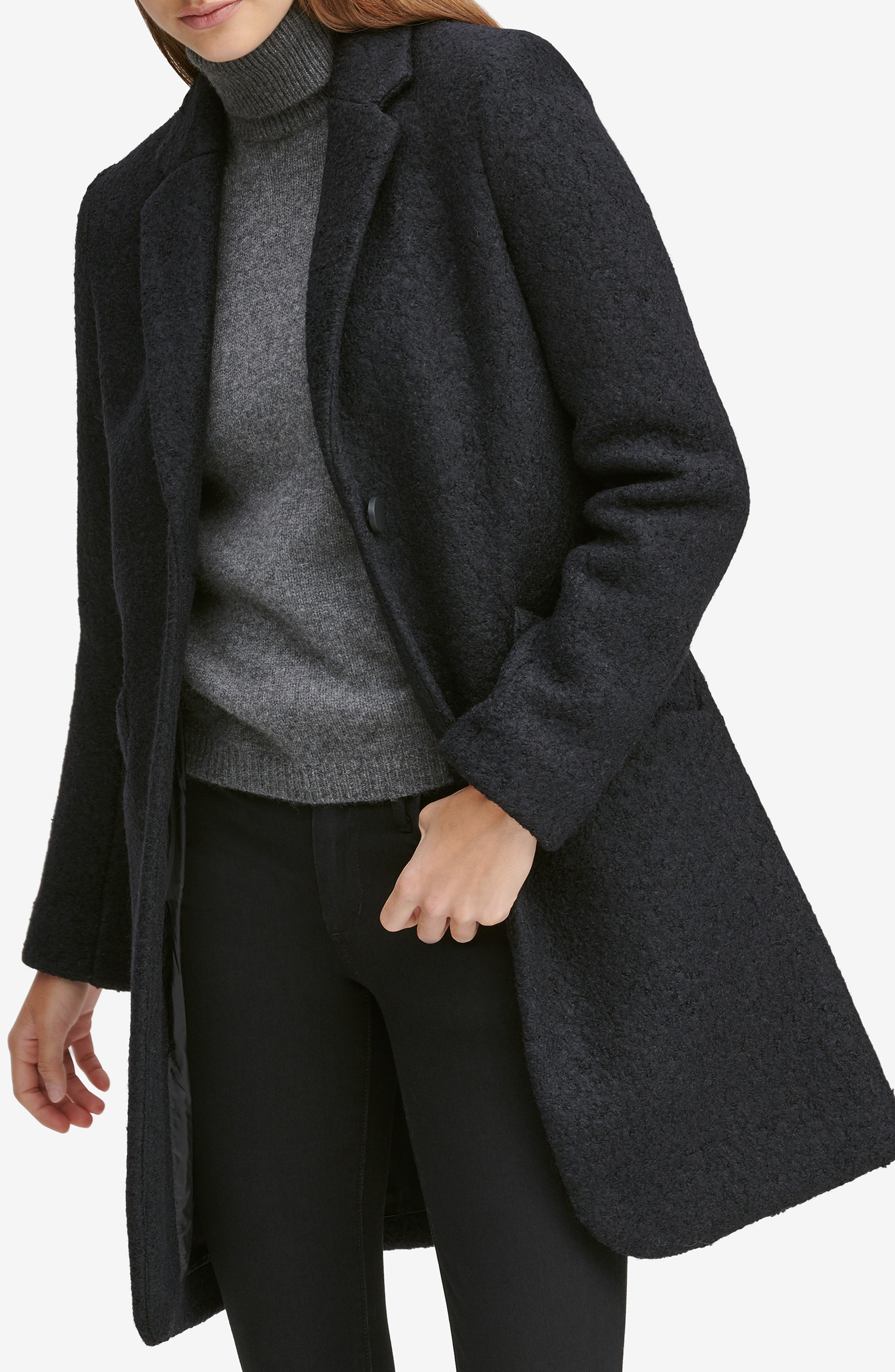 marc new york paige notch lapel coat