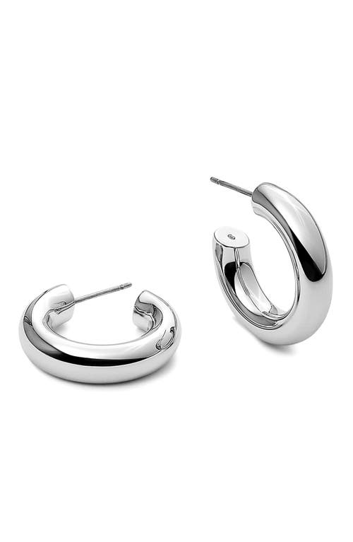 Shop Ana Luisa Small Gold Hoop Earrings In Silver