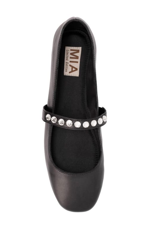 Shop Mia Limited Edition Karolin Mary Jane Flat In Black