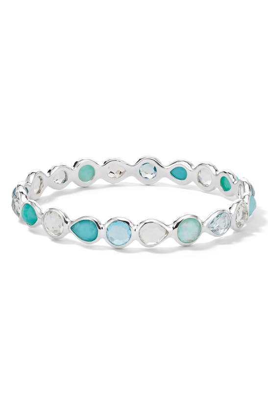 Ippolita Silver Rock Candy All Around Hinged Bangle