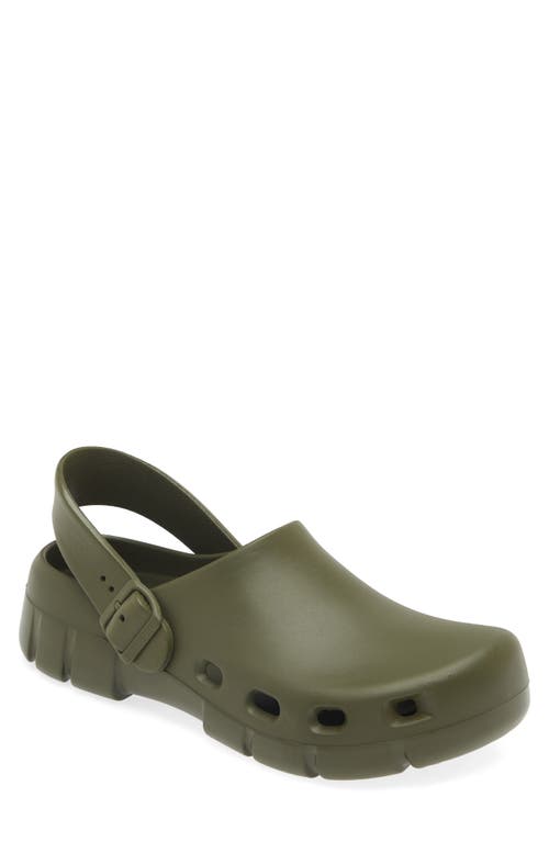 Birkenstock Birki Flow Clog In Khaki