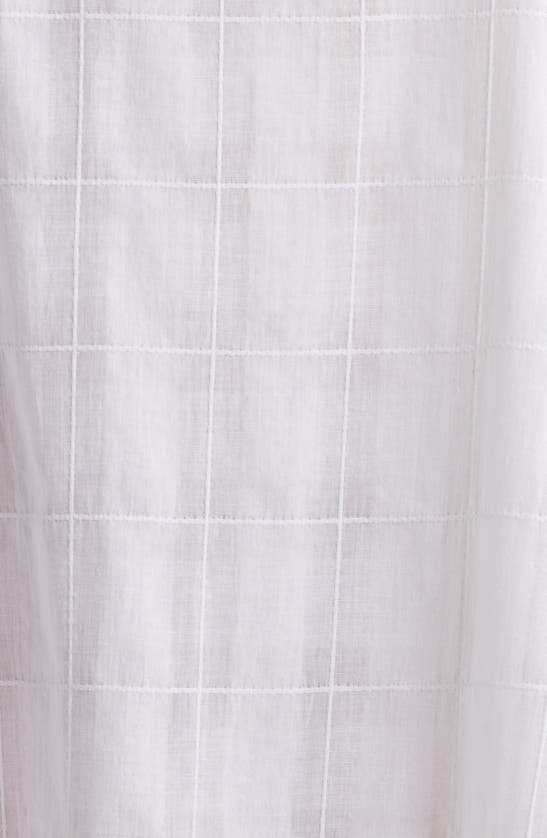 Shop Papinelle Ivy Ruffle Cotton Short Nightgown In White