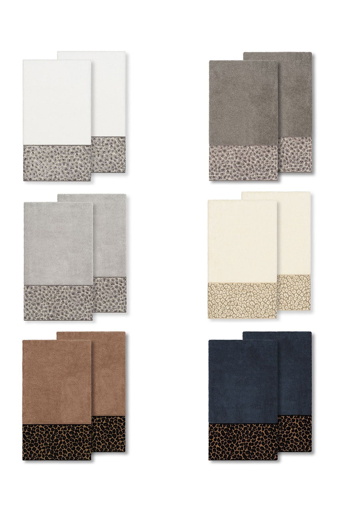 Linum Home Spots Embellished Bath Towel
