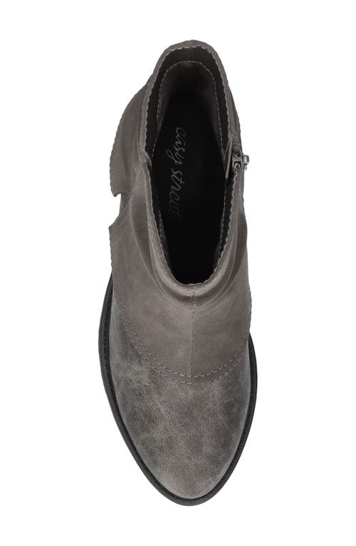 Shop Easy Street Kudos Slouch Bootie In Grey