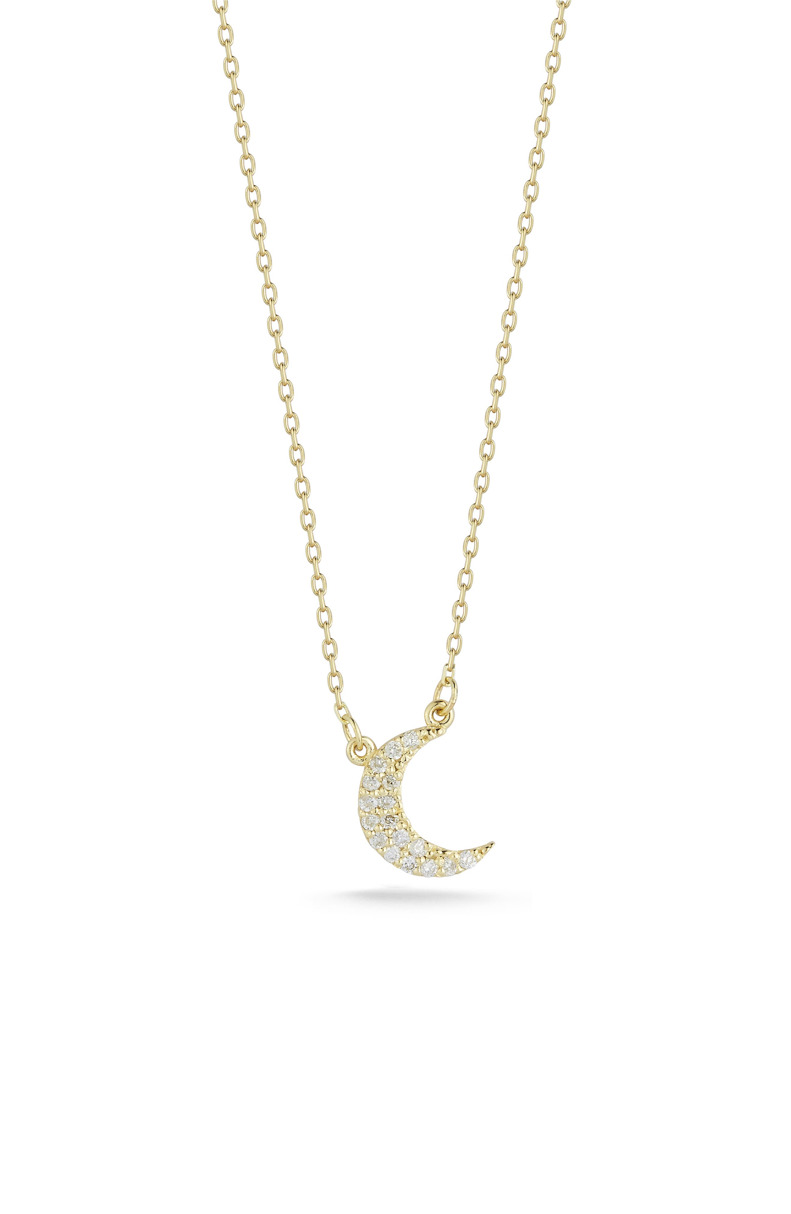 moon necklace fine jewelry