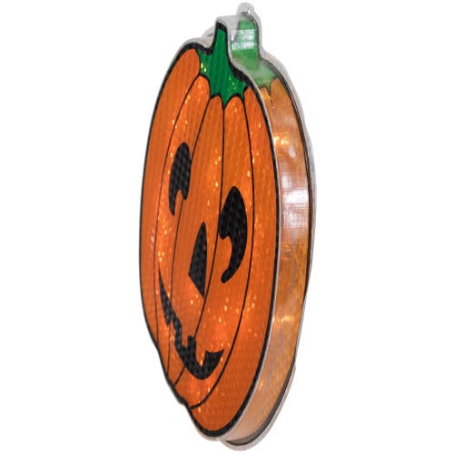 NORTHLIGHT NORTHLIGHT LIGHTED JACK O' LANTERN HALLOWEEN WINDOW DECORATION