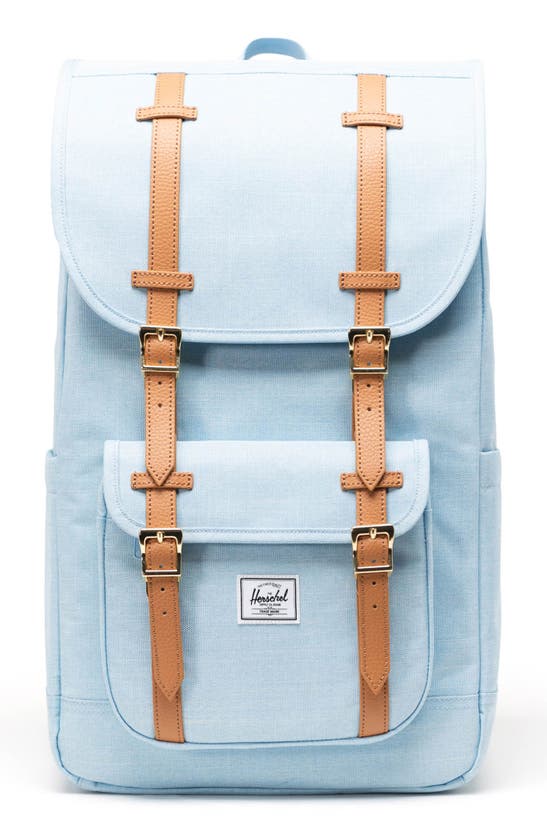 Herschel Supply Co Little America Backpack In Blue Bell Crosshatch