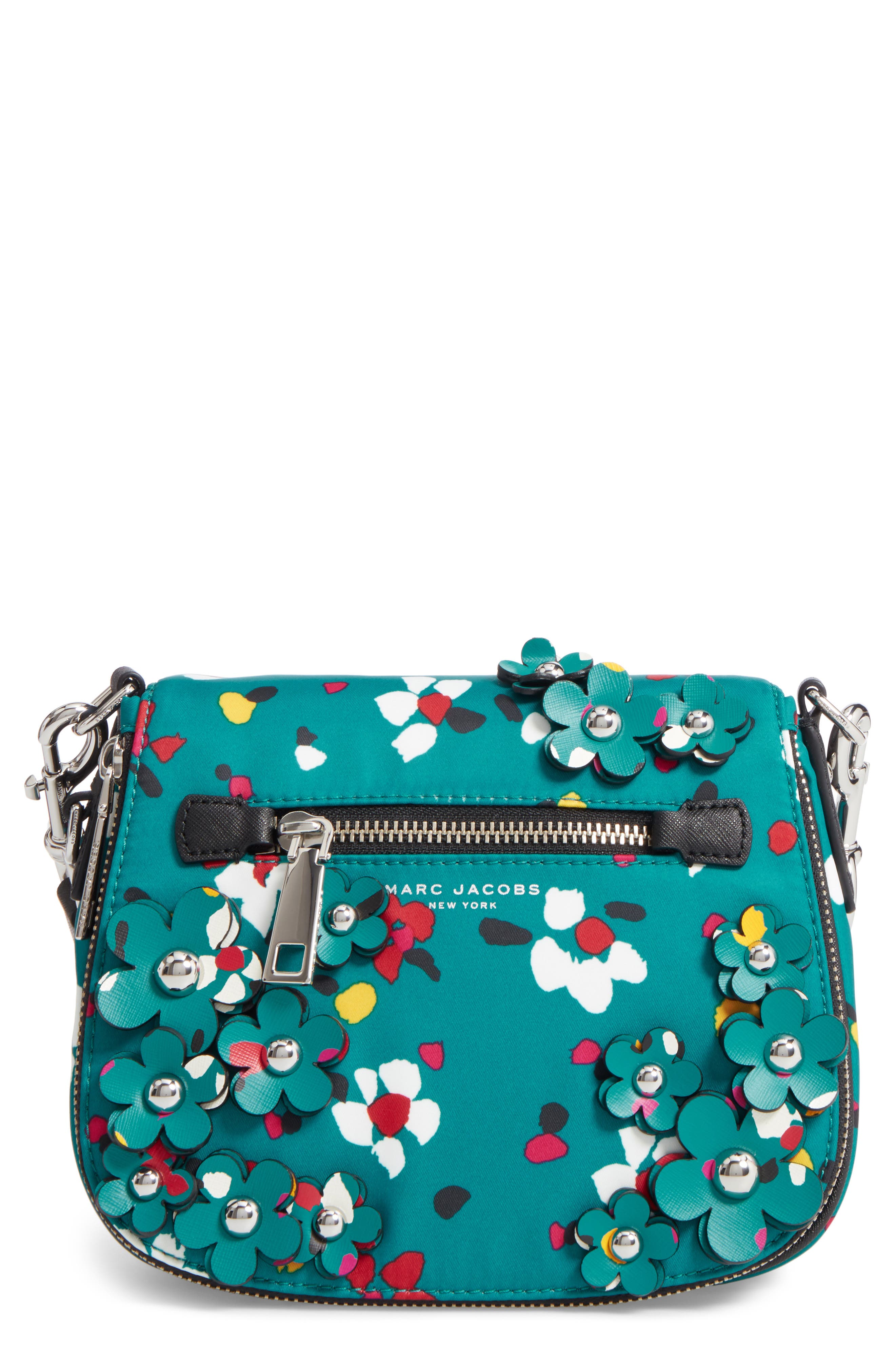 MARC JACOBS 3D Flower Small Nomad Nylon Crossbody Bag Nordstrom