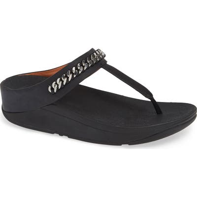 Fitflop Fino Flip Flop, Black