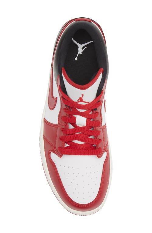 Shop Jordan Air  1 Low Sneaker In White/gym Red/black