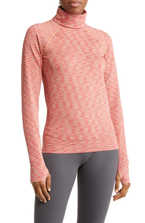 Skechers Women's Reformer Long Sleeve Open Back Workout Top Pink Size 2XL
