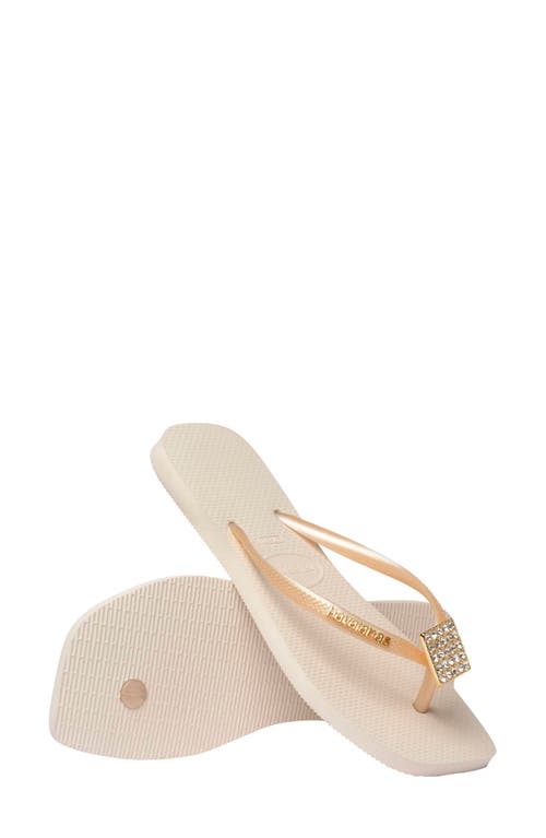 HAVAIANAS HAVAIANAS SLIM CRYSTAL CHARM FLIP FLOP