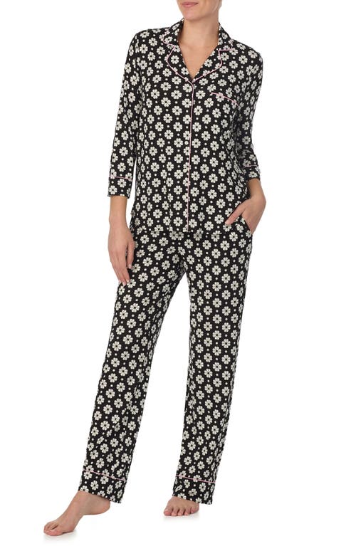 Shop Kate Spade New York Print Pajamas In Black Print