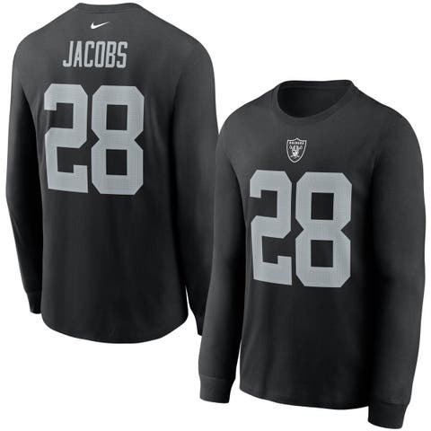 Las Vegas Raiders NFL Historic Nike Slub Long Sleeve Shirt Black