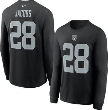 Josh Jacobs Las Vegas Raiders Nike Black Game Player Jersey